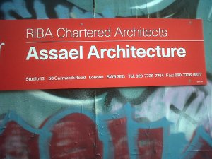 Assael Architects sign