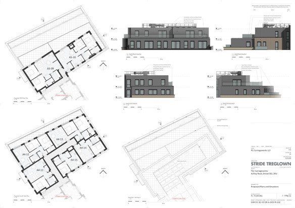 proposed plans and elevations of additional flats